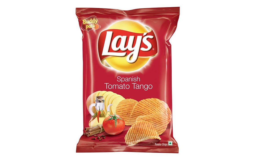 Lay's Spanish Tomato Tango Potato Chips   Pack  52 grams